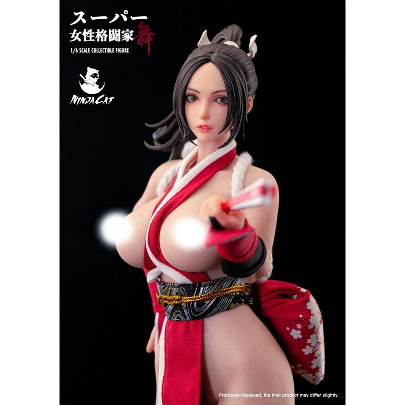 Original Ninja Cat 1/6 N001 Female Fighter Mai Shiranui In Stock Anime Figure Model Toy