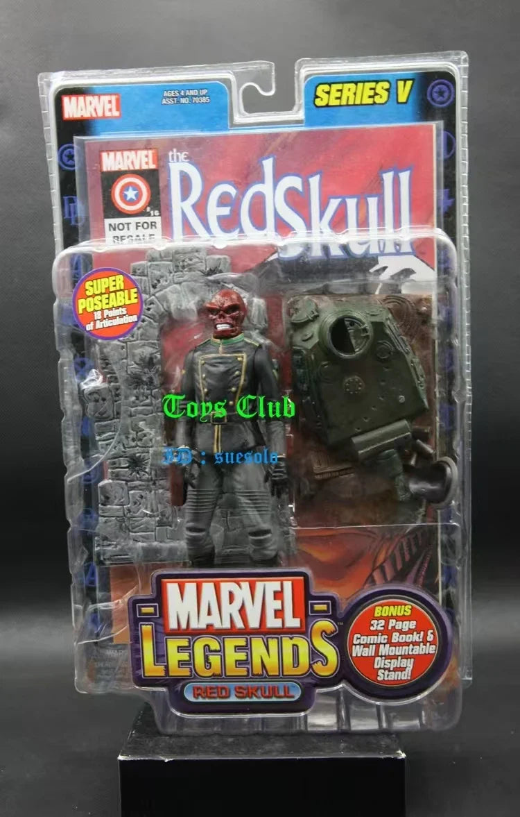Original MARVEL Legends RED SKULL Anime-Actionfigur Modellspielzeug
