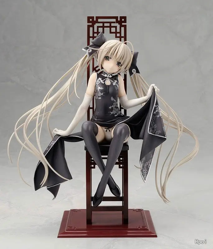 Original in Stock Alter Kasugano Sora Black Cheongsam 1/7 Figures Model Toys Gifts Collection Ornaments