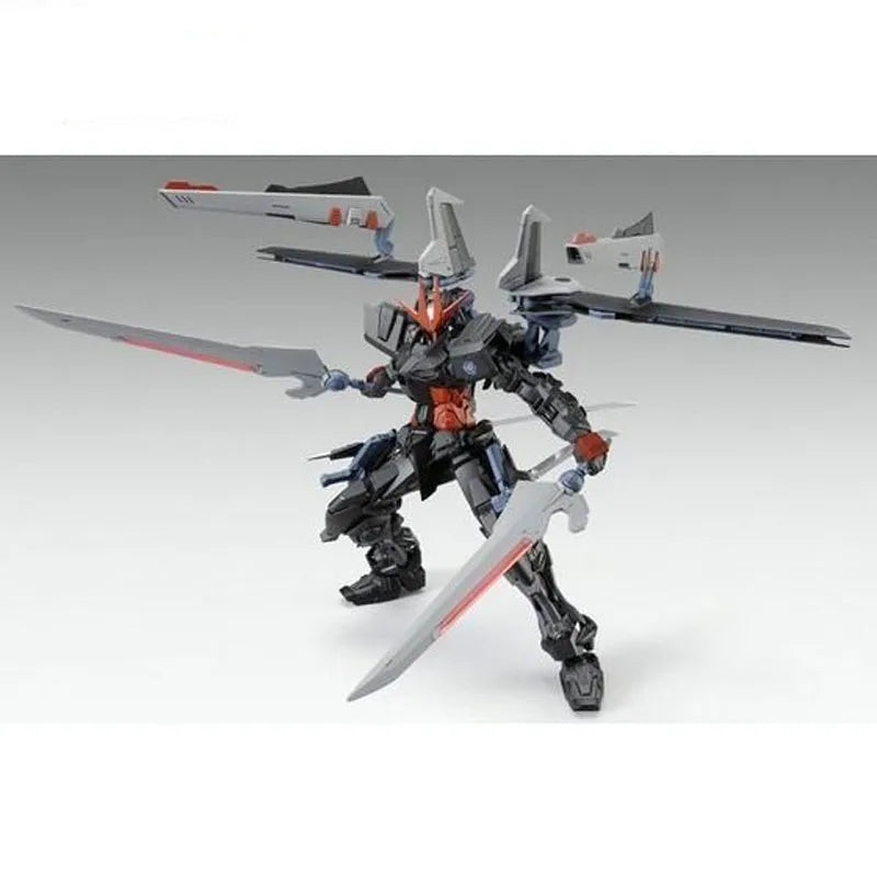 Bandai Genuine MG Gundam Astray Noir MBF-POX 1/100 Anime Action Figure Assembly Model Toys Gifts For Children Collectibles Hobby