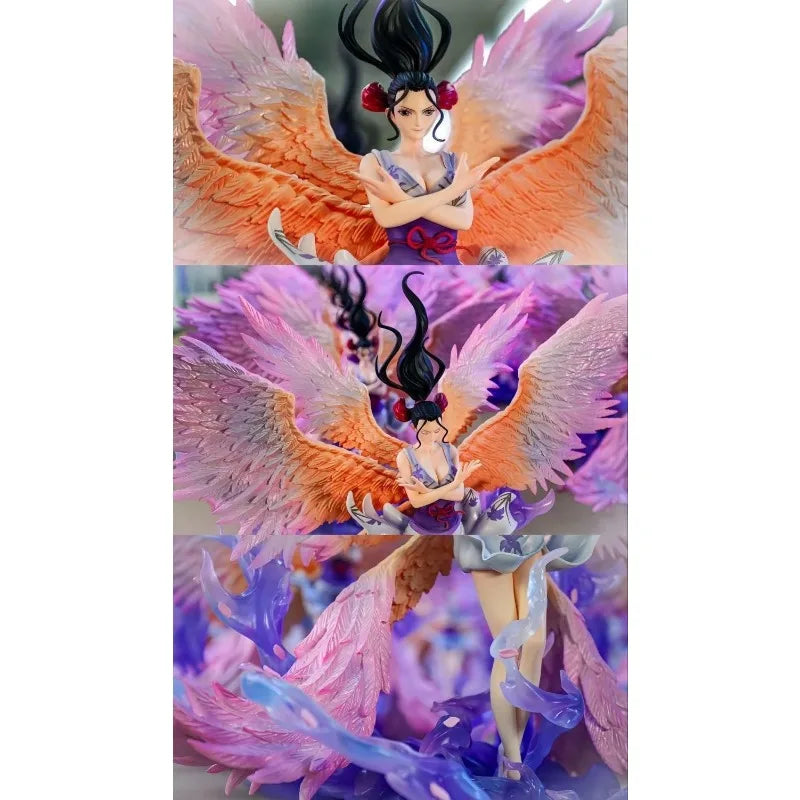 In Stock JT Toys One Piece Action Anime Figure Figurine Nico Robin 6 Wings 2 Heads Version Ornament Collectible Model Gift Toys