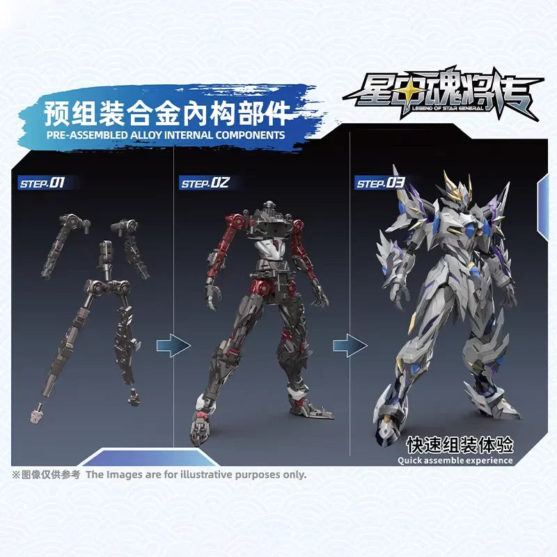 【New product】MOTOR NUCLEAR MG 1/100 MNP-XH03W AO BING Alloy skeleton Assembly Model Action Figure Robot Christmas Toy Gift