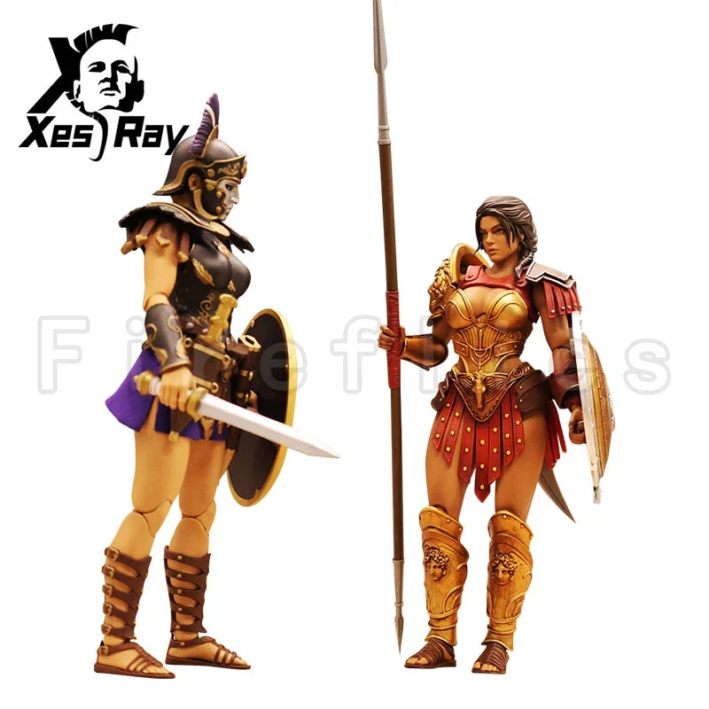 [Pre-Order]1/12 XesRay Fight For Glory Action Figure Combatants Wave 6 Cassia Berenice Medocus the Thracian Anime Model For Gift