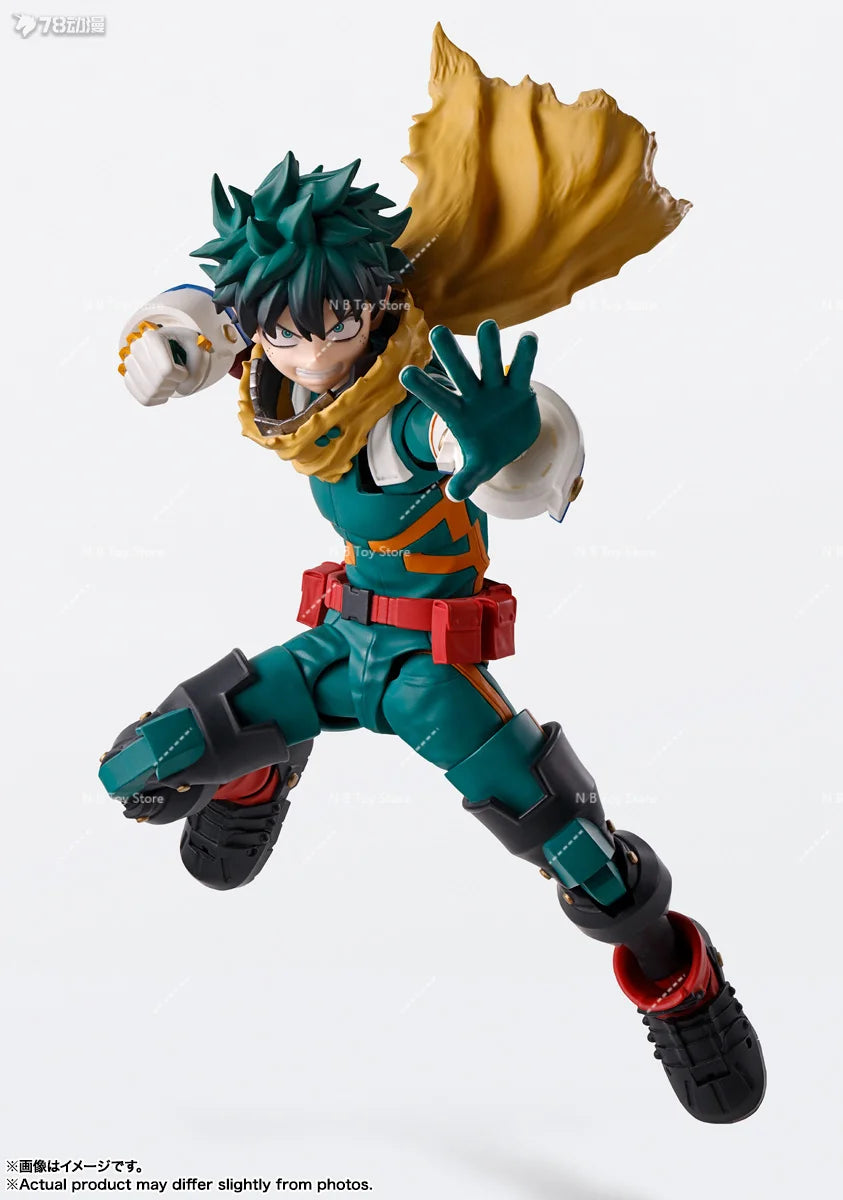 In Stock Bandai Original SHF My Hero Academia Shoto Todoroki Anime Action Figure Model Fighter Model Toy Gift for Kid