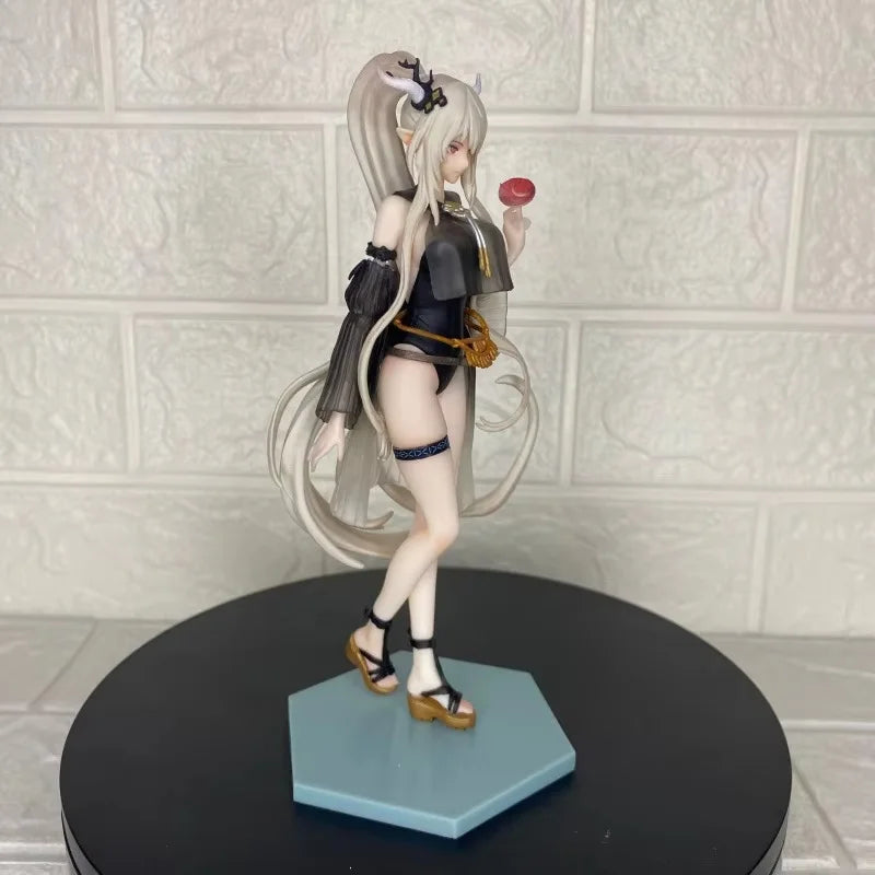 Arknights Shining Summer Swimsuit Action Figure Anime Collectible with Hand-Made Ornaments Secondary Element Limit Toy