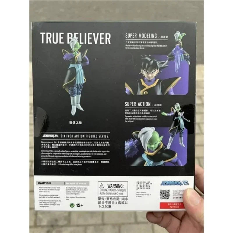In Stock Dragon Ball Demoniacal Fit Zamasu Shf God of Creation True Believer Goku Figure Model Collection Toy Gift