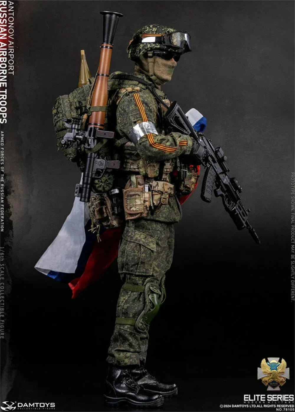 DAMTOYS 78105 1/6 Scale Russian Federation VDV Airborne Troop Infantry Rifle Antonov Full Set for 12inchs Action Figure Model