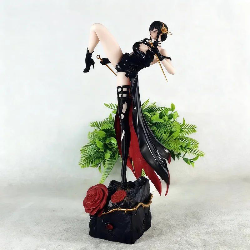 32cm Anime Spy Family Yor Forger Battle Pvc Action Figure Toys Game Spy X Family Collection Model Gift