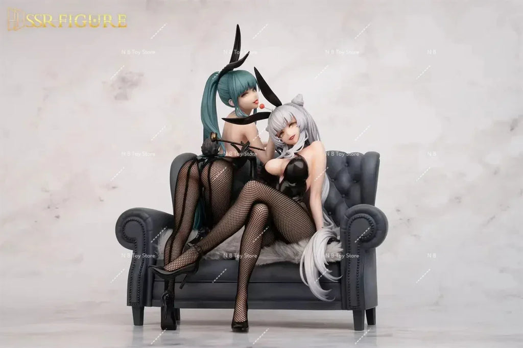 In Stock Kaitian Studio Human Pavilion Girl Rabbit Jade Sky Jinhua Qiao'Er Su Jiuyue Crystal Figure Model Toys Gifts
