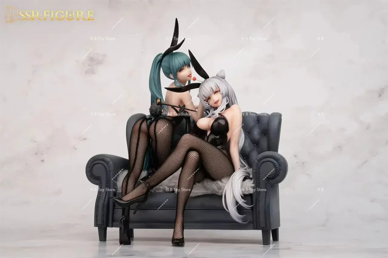In Stock Kaitian Studio Human Pavilion Girl Rabbit Jade Sky Jinhua Qiao'Er Su Jiuyue Crystal Figure Model Toys Gifts