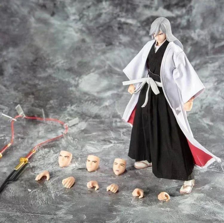 Dasin/Great Toys/GT Bleach Kurosaki Ichigo Aizen Sousuke Ukitake Jushiro Ichimaru Gin 18cm/7inch 1/10 SHF Action Figure