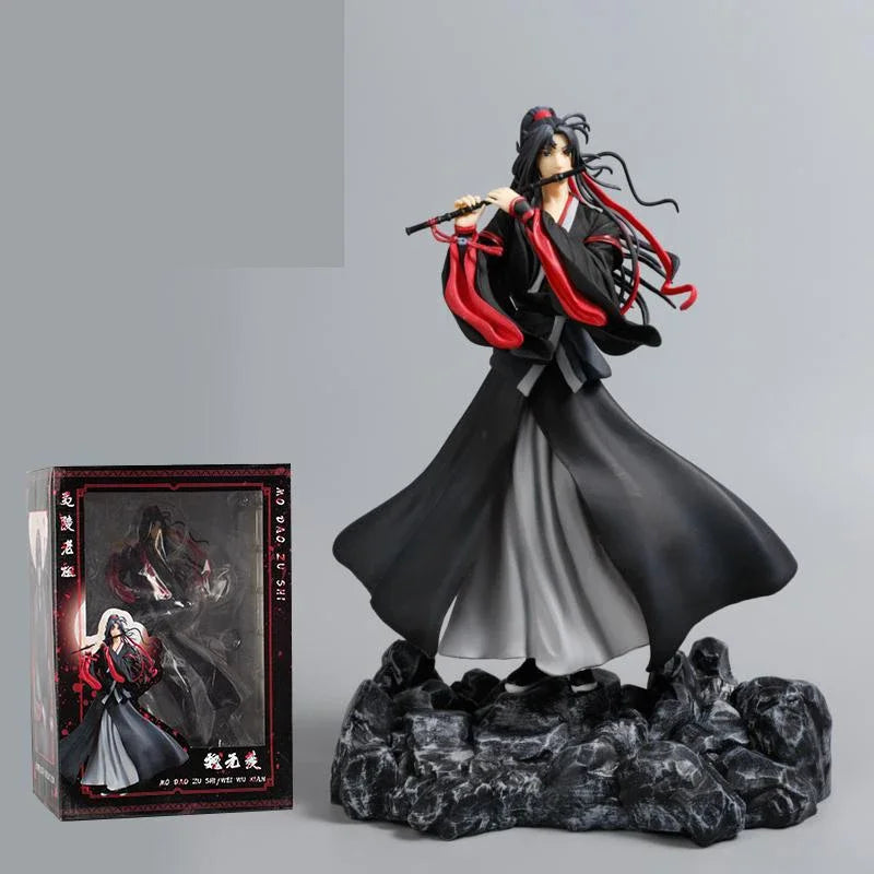 Mo Dao Zu Shi Anime Figure Toys Wei Wuxian Yi Ling Lao Zu Figurine Lan WangJi PVC Action Figure Collectible Model Toy Doll 27cm