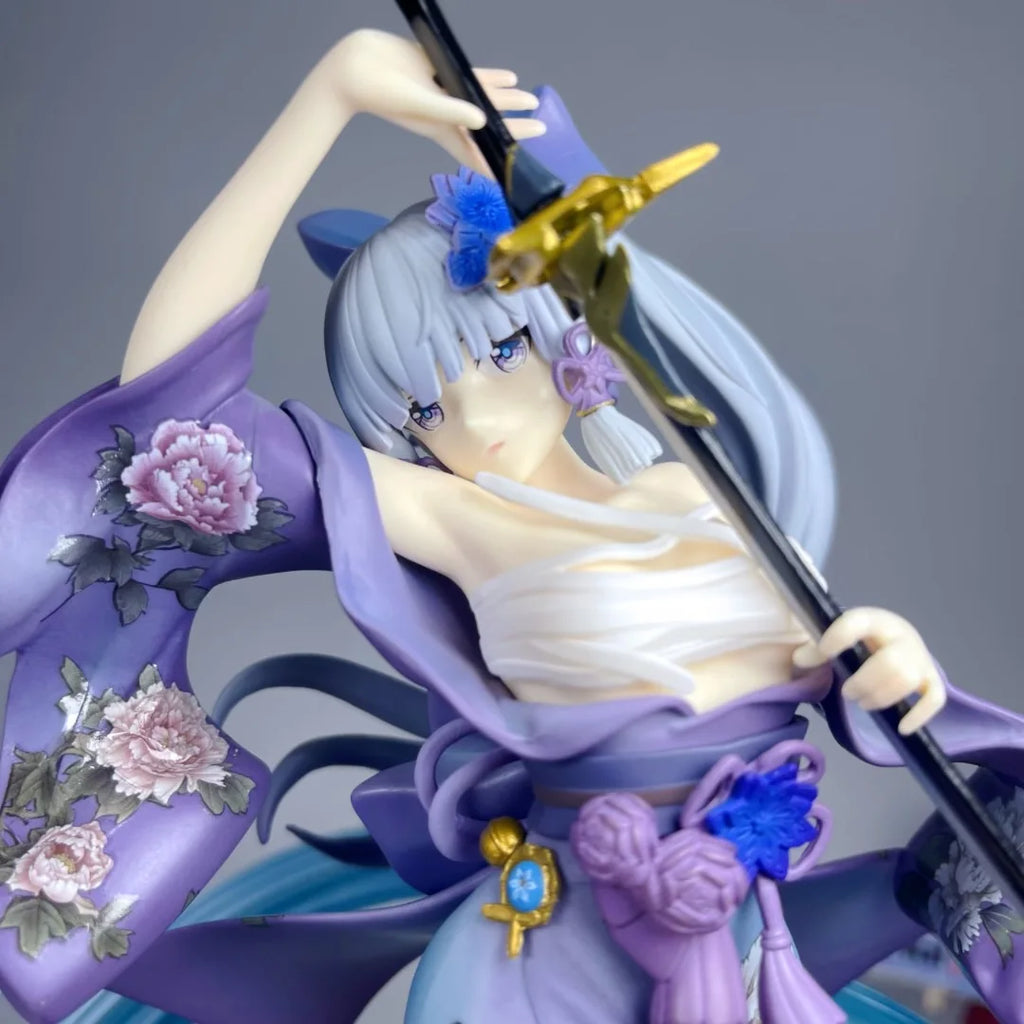 Genshin Impact Ayaka Anime Figure Sexy Girl Action Figures Kamisato Ayaka Clothing Removable Figurine Collection Doll Model Gift