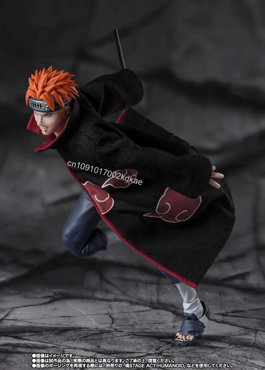 In stock Bandai Original NARUTO Shippuden S.H.Figuarts The Rinnegan of the Six Paths Anime figure Action Figures Model Toys