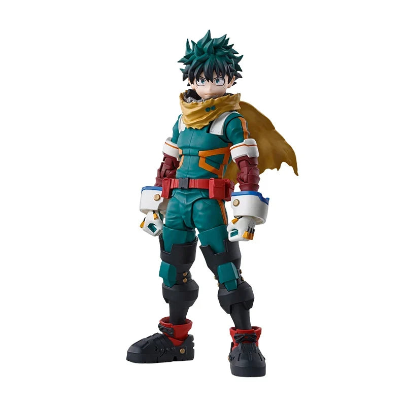 Fast Shipping Bandai Anime SHF My Hero Academia Midoriya Izuku Bakugou Katsuki Todoroki Shoto Original Model Toys Action Figure