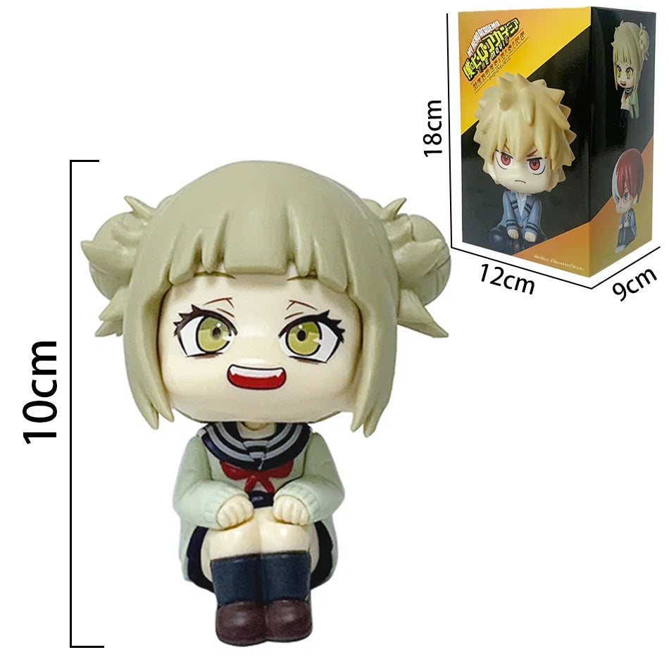 HOT My Hero Academia Katsuki Deku Todoroki Shoto Himiko Toga Break Time Anime Figure Model Collection Doll Toy For Kids Gift