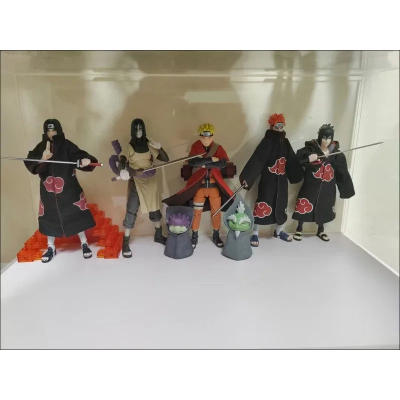 Bandai SHFiguarts 2.0 Jiraiya Kakashi Hatake No 1 Naruto top 99 Sasuke Orochimaru Uchiha Madara SHF Anime Figure Action Toy