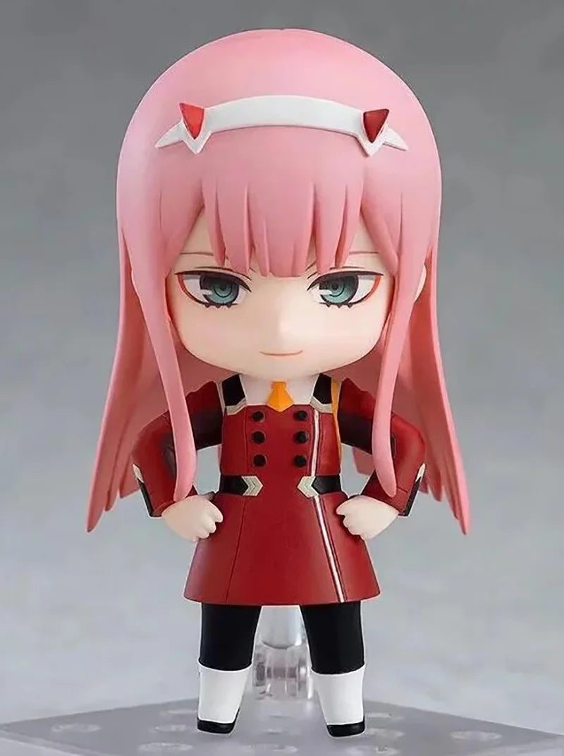 Anim Toy Q Version 952 Zero Two Figurine Code 02 Cute Darling in the FRANXX Action Figure Joint Movable Doll Christmas Gift