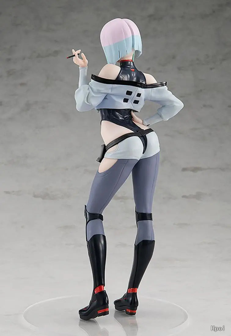 22CM Anime Game Cyberpunk: Edgerunners Lucy Figure Standing doll Anime Model Toys Gift Doll Collection Decoration PVC