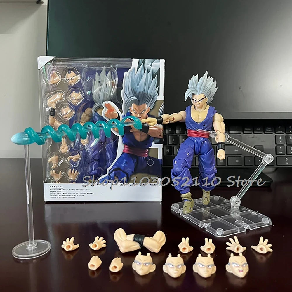 Anime S.H.Figuarts Dragon Ball Z Son Gohan Beast Figure SHF Gohan Super Hero PVC Action Model Toy Doll Birthday Gifts