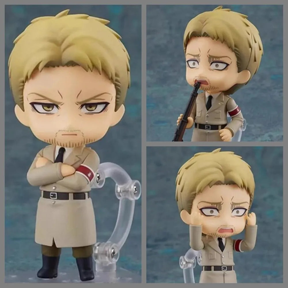 Levi Ackerman 390 417 Eren Jaeger 375 Mikasa Ackerman 365 Attack on Titan Action Figure PVC Toys Collection Doll Anime Cartoon
