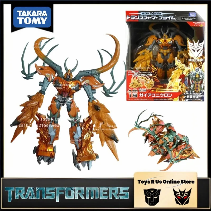 In Stock TAKARA TOMY TransformersTFP Leader's Certificate: Cosmic Emperor AM19 Action Character Transformation Robot Model Gift