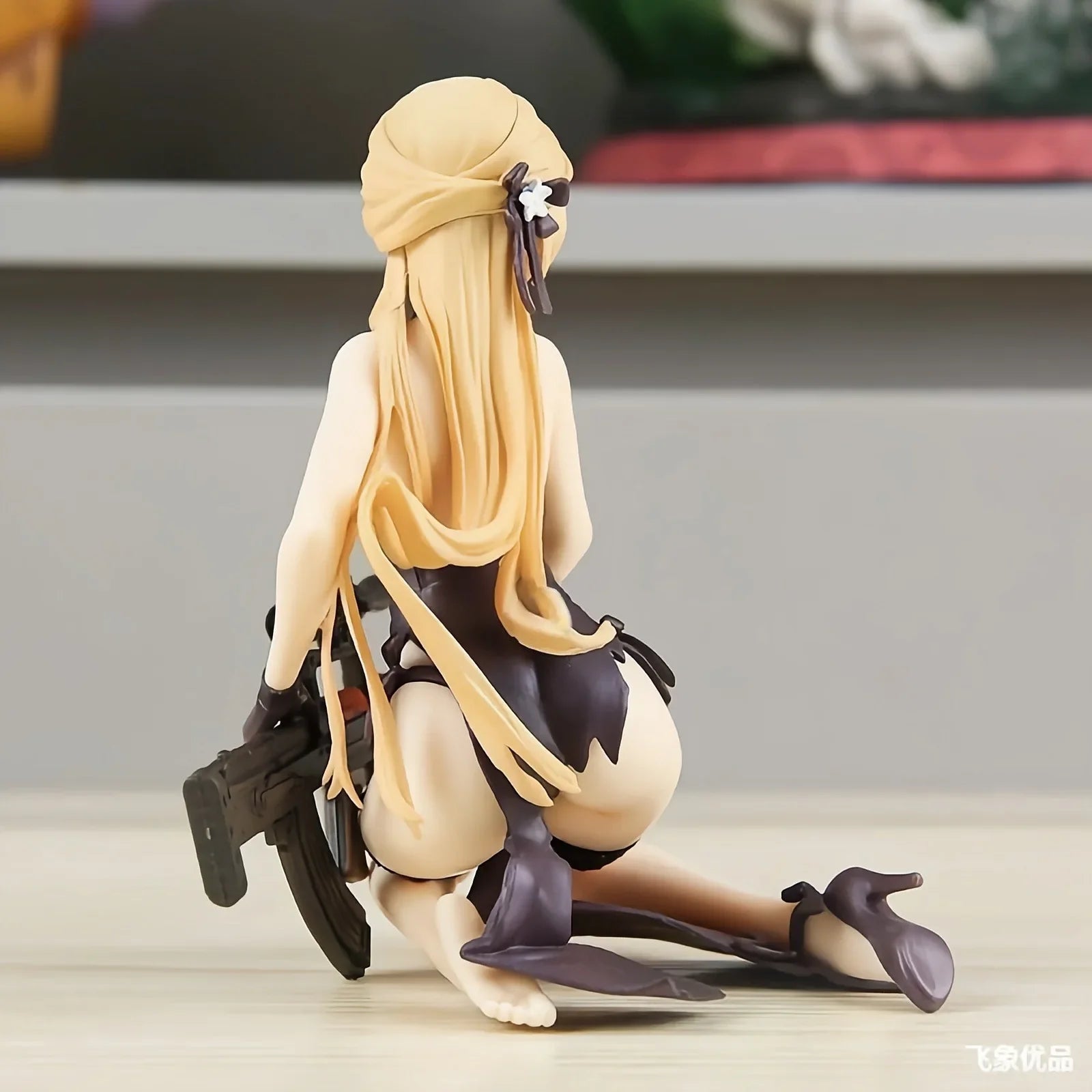 Game Girls Frontline OTS-14 sitting posture Action Figure PVC model Toys doll statue Desk Decor car ornament Collectible Gifts