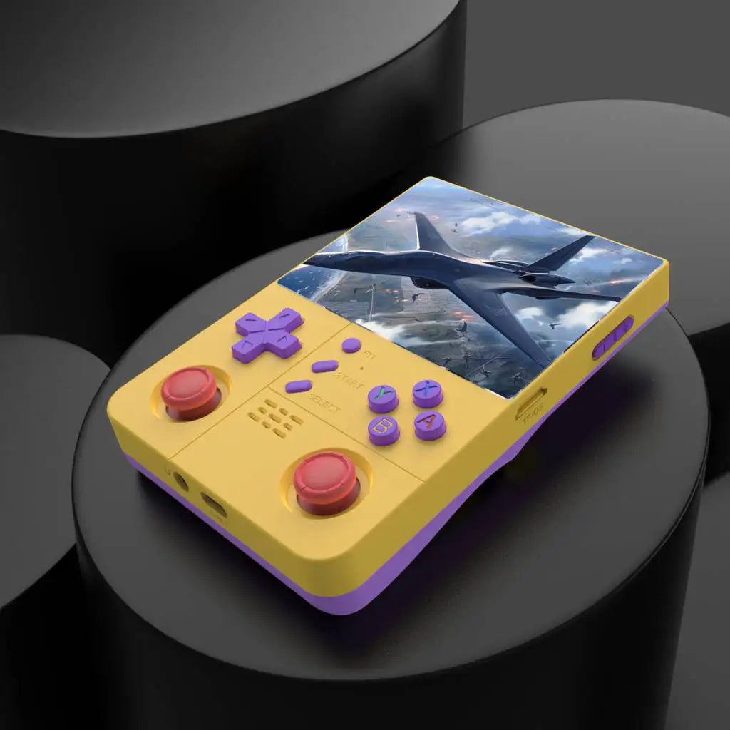 R40xx Pro Max Gaming Console - 4.2" IPS Screen + Dual Joystick | Built-in Wi-Fi Portable Video Player (Solid Color)