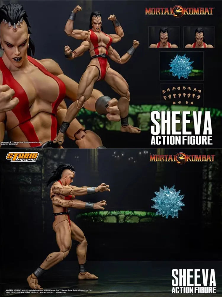 Storm Toys Limited DCMK19 1/12 Collectible SHEEVA Four Hands Action Figure Classic Game Delicate Simulation 6" Full Set Figurine