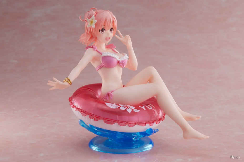 10CM Yuigahama Yui Figure Yahari Ore no Seishun Love Comedy wa Machigatteiru. Kan Anime Swimsuit Model Toys Gifts Collection