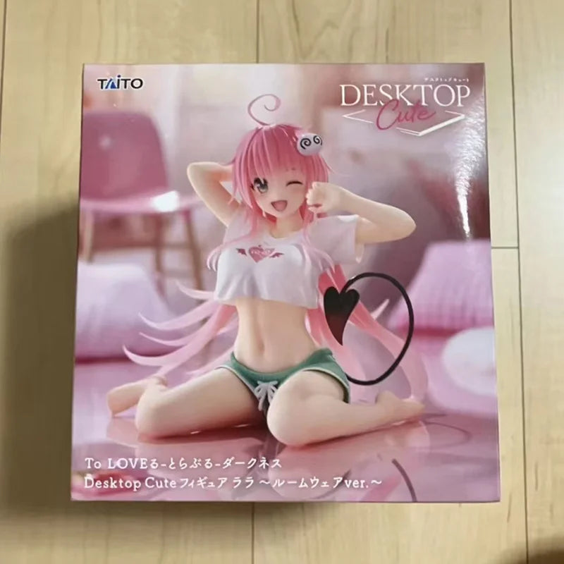 [Original Genuine] In Stock Taito To Love-Ru Darkness Desktop Cute Lala Satalin Deviluke Figure Model Collector Figurine Toys