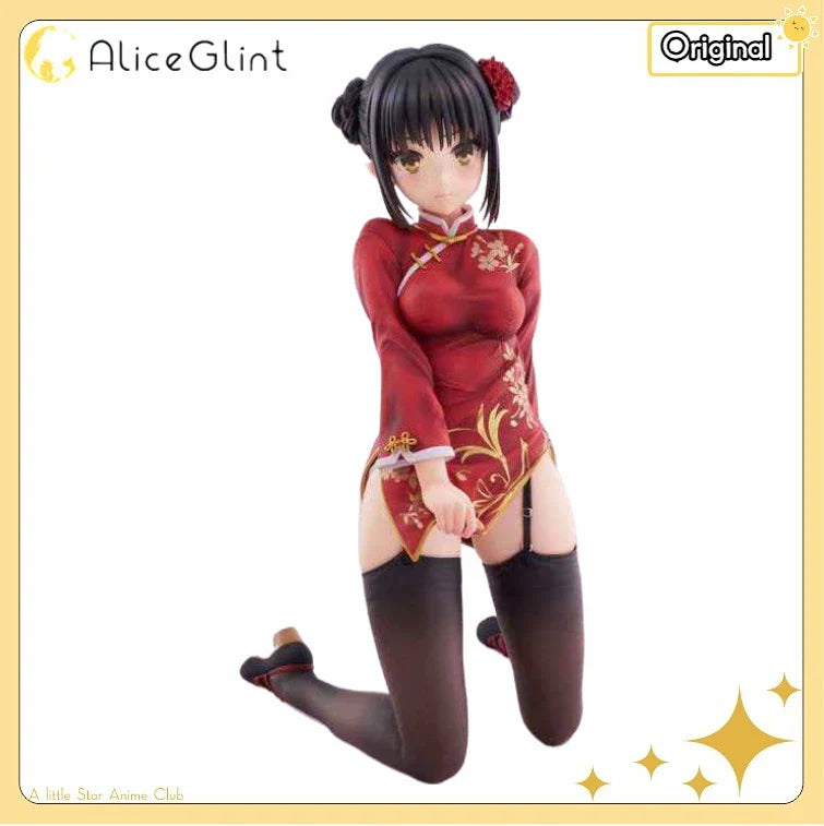 ã€Pre Saleã€‘Alice Glint Cafe Stella To Shinigami No Chou Shiki Natsume Cheongsam 1/3.5 Scale Anime Figure