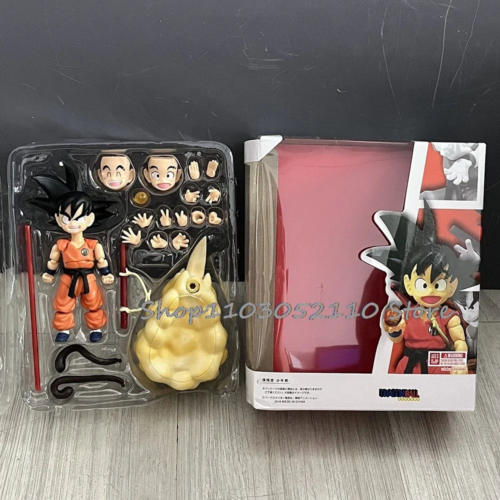 Dragon Ball Z Son Goku Figure Anime SHF Goku Gk Somersault Cloud Action Figurine Movable Collection Doll Model Toy Gifts