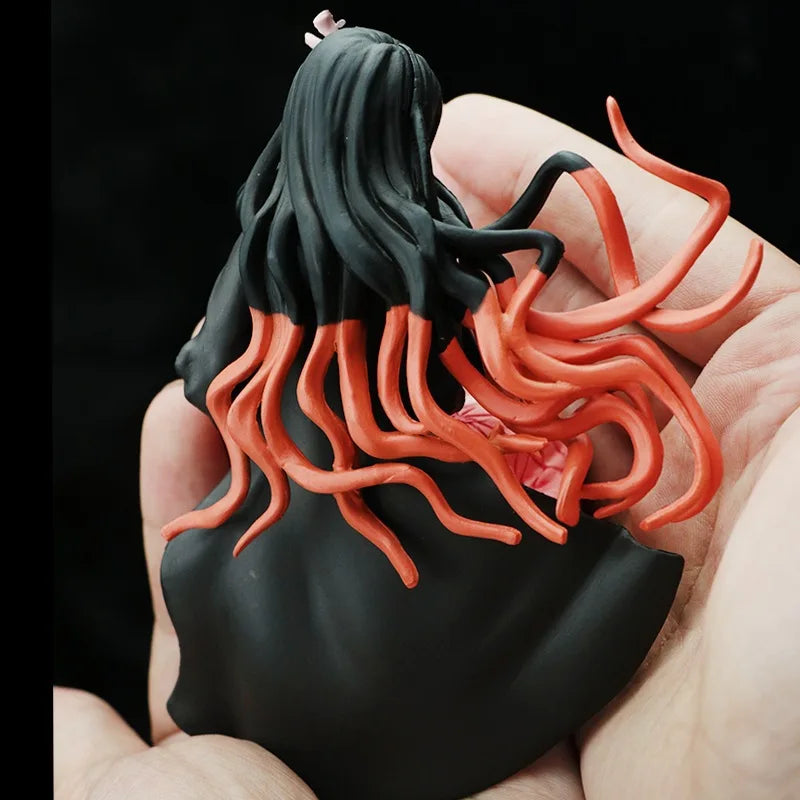 Kamado Nezuko Figurines Demon Slayer PVC Ornaments Anime Kimetsu no Yaiba Model Kits Toys Miniatures Garage Kits Action Figure