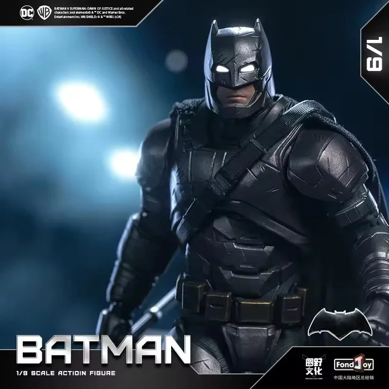 Hot Original Fondjoy Armored Batman Figure DC Justice League Figures Detective Comics 1/9 BATMAN PVC Model Joint Movable Kid Toy