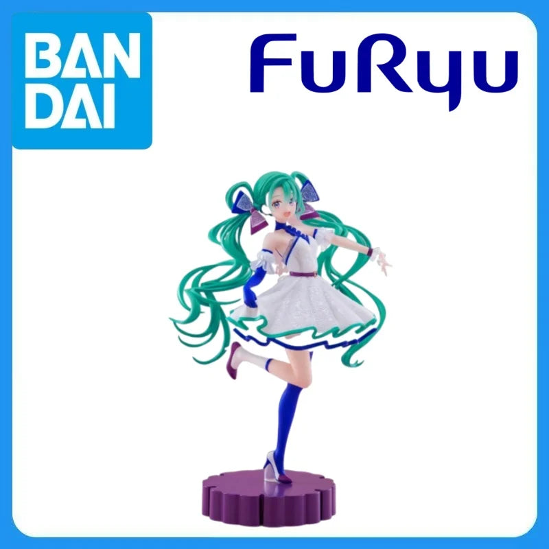 In Stock Genuine FuRyu Vocaloid Hatsune Miku Tenitol Tenitol Neo Tokyo Series Idol Anime Figure Garage Kit Anime Cartoon