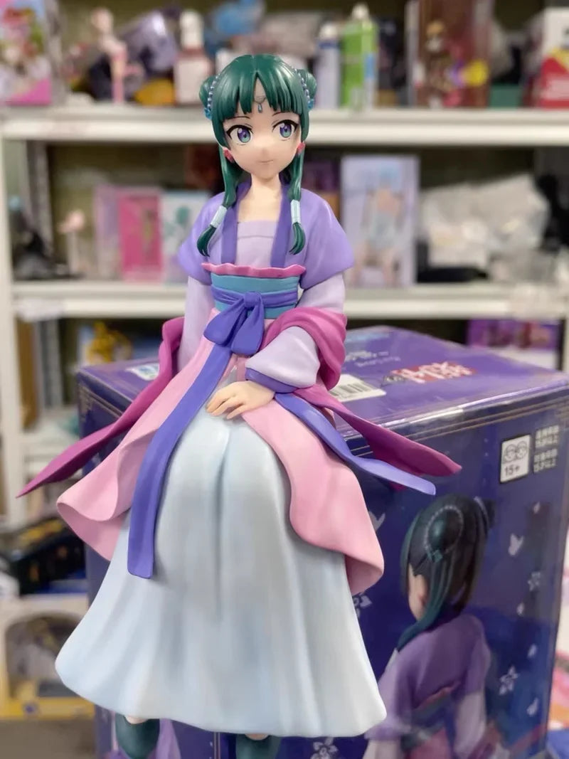 In Stock Genuine Sega The Apothecary Diaries Maomao Jinshi Moon Elf Sitting Down Series Model Noodle Stopper Toy  Collectibles
