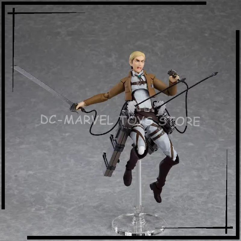 Figma 446 Max Factory Attack On Titan Commander Erwin Erwin Smith Anime Action Figures Action Figure Anime Action Figures Toys