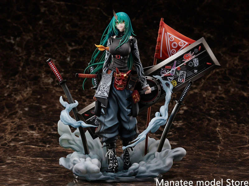 FuRyu Original Arknights Hoshiguma -Wanderer Banner- 1/7 PVC Action Figure Anime Figure Model Toys Collection Doll Gift