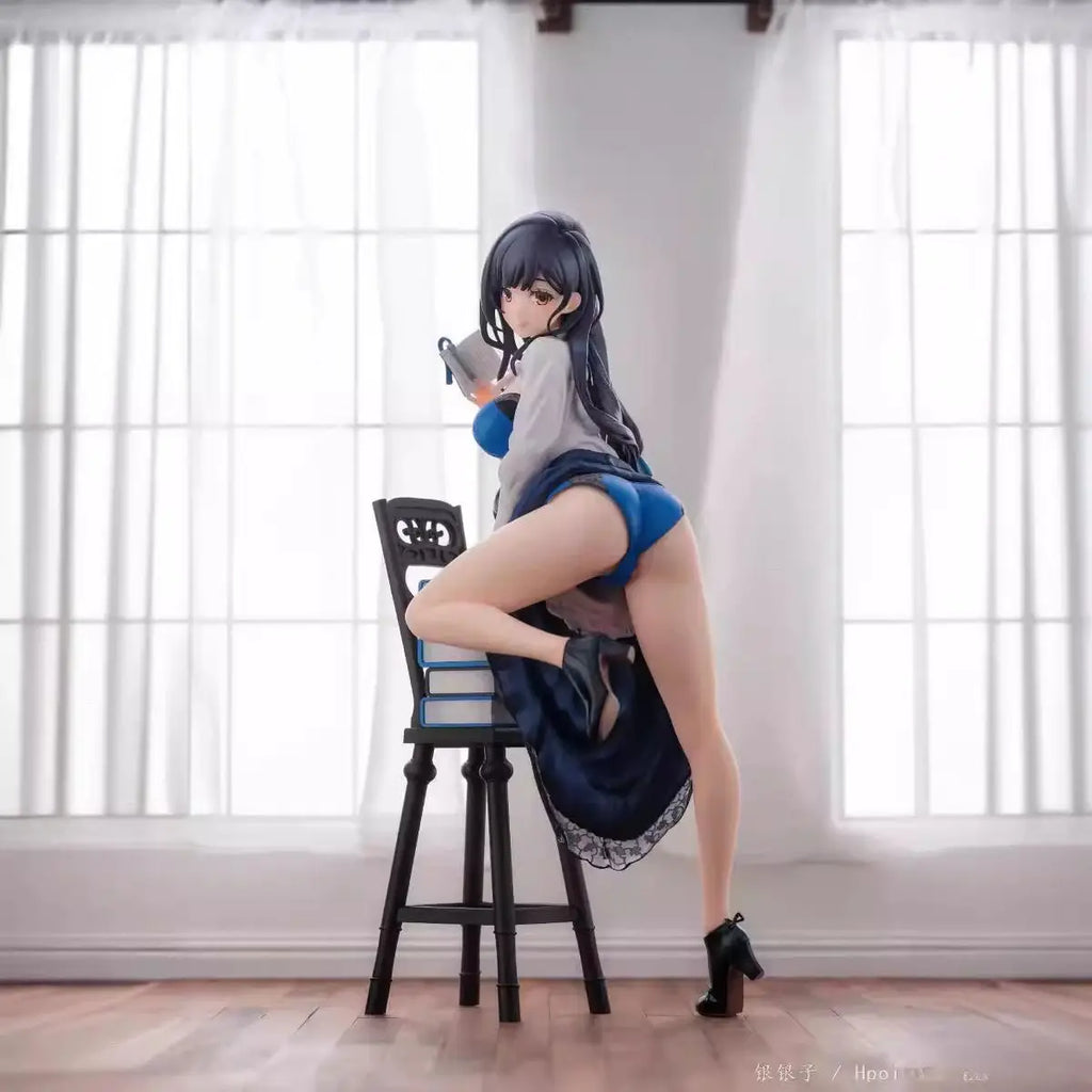 In Stock Native Japanese Anime Sexy Girl Literary Girl 1/7 Action Figure Adult Statue Hentai Collection Model Doll Toys Gift