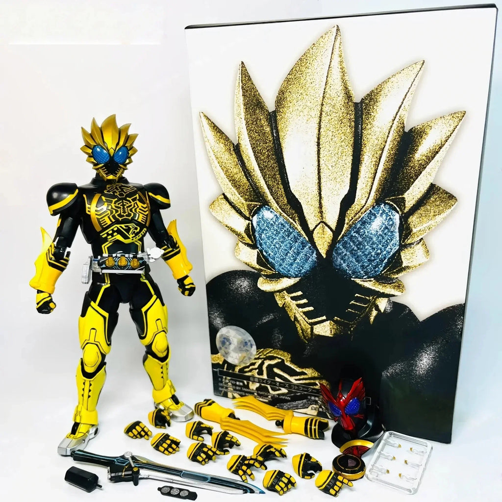 New Bandai Shf Kamen Rider Kabuto Basic Form 10th Anniversary Commemorative Bone Carving Action Figure Boy's Birthday Toy Gift