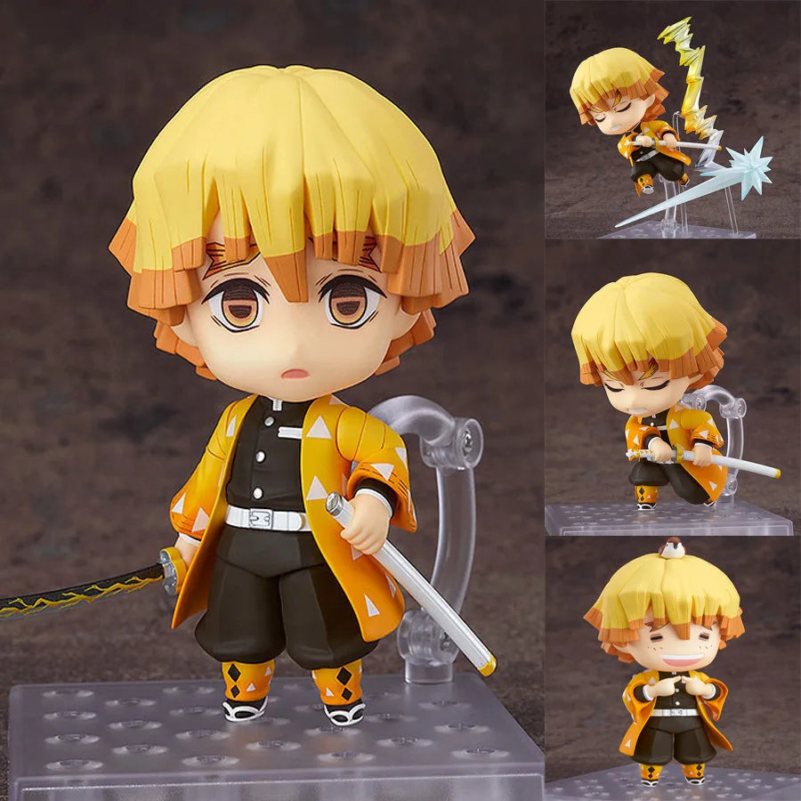 10CM DemonSlayer Complete Series Q-Version KO Articulated Action Figures Model Kit Desktop Ornament BOY PVC Trendy Toys Fun Gift