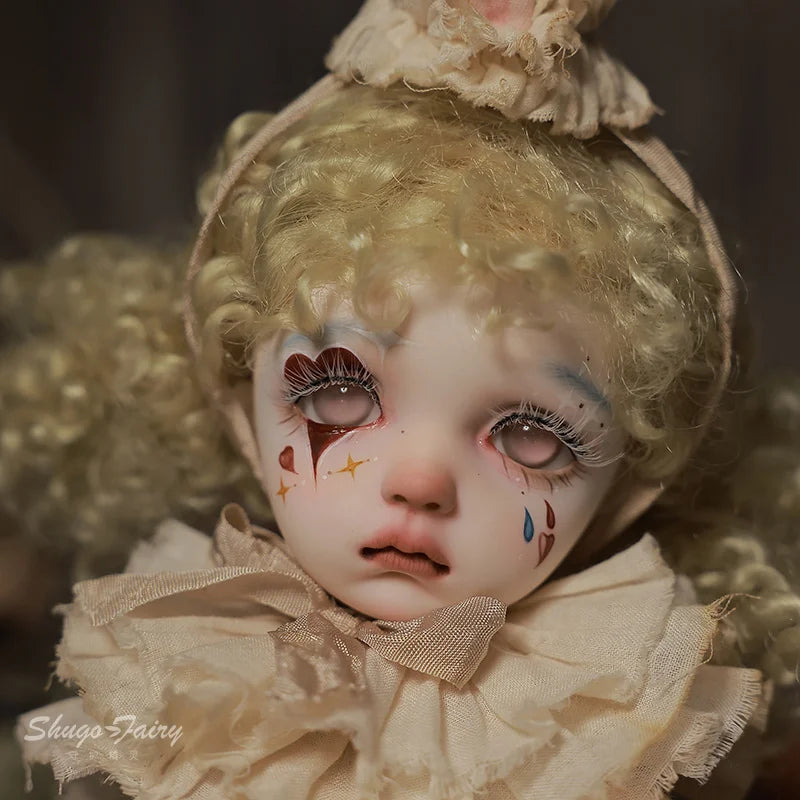 Original BJD 6 Points 6 Sd Doll Sekino Clown Makeup Circus Doll Costume Personalized Custom Figurine Genuine Model Gifts