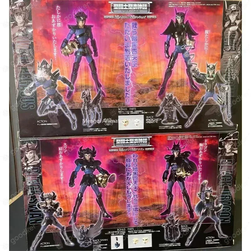 BANDAI in Stock  Holy Cloth Myth Black Pegasus Black Andromeda Black Dragon Figure Model Collection Toy Gift Action Figure Toy