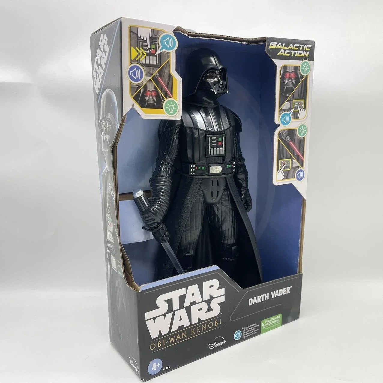 New In Stock 30cm Wars Anime Figure Darth Vader Emit Light And Sound Action Figure Desktop Decoration Christmas Surprise Gifts