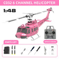 RC ERA RC Helicopter C032 1:48 Huey Helicopter UH-1 6-axis Gyro 6 Channel 3D Dual Brushless Motor Remote Control Aircraft