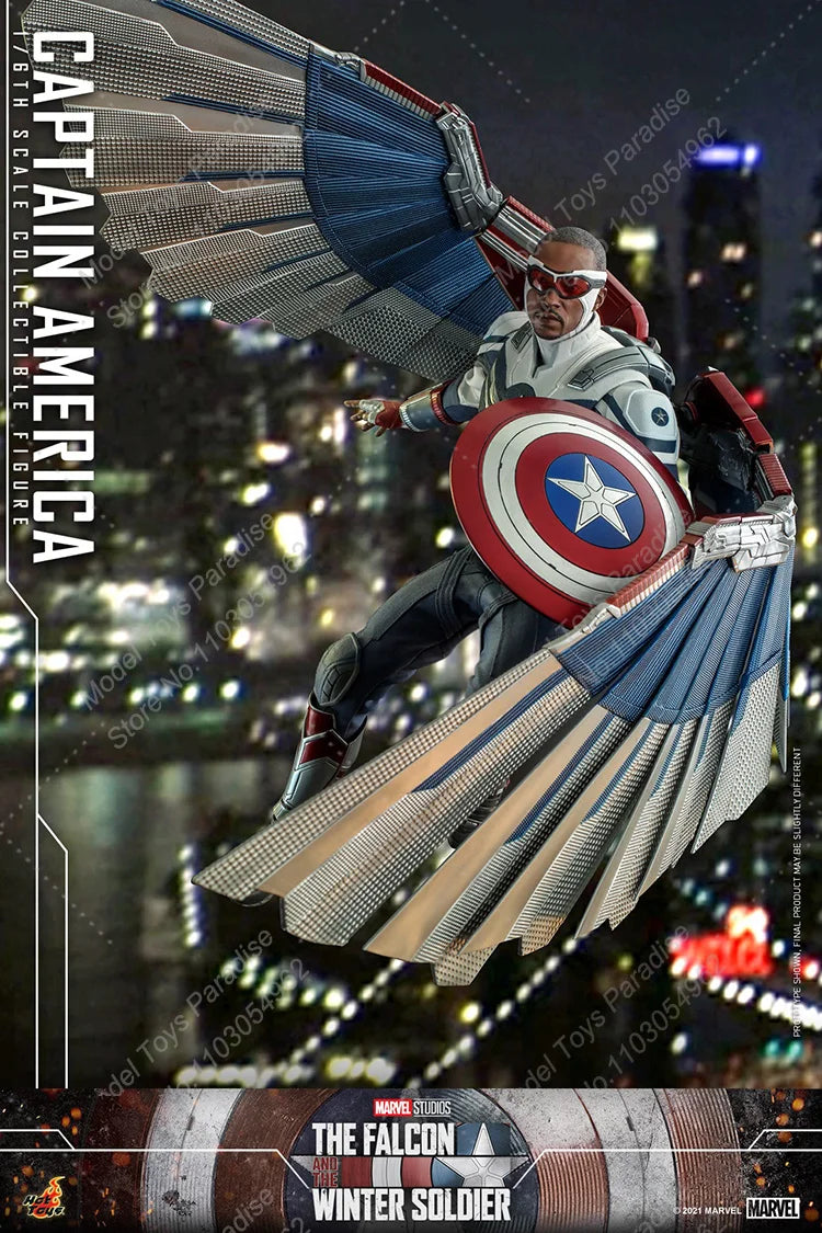 HOTTOYS HT TMS040 1/6 Collectible Toys Falcon 3.0 The Falcon and the Winter Soldier Sam Wilson 12'' Action Figure Model Gifts