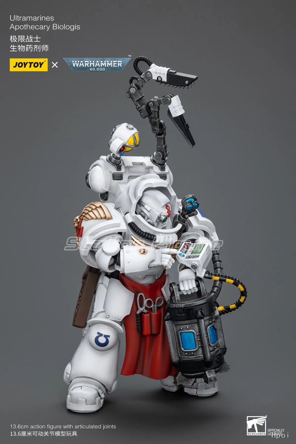 【SF】JOYTOY Warhammer 40K   1/18 Action Figure Ultramarines Apothecary Biologis Model Gifts Collection Ornaments
