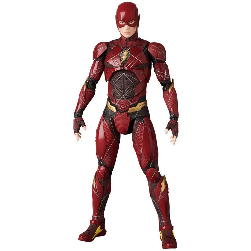 Mafex 058 The Flash Action Figures Toys 16cm Movable Statues Model Doll Collectible Ornaments Gifts