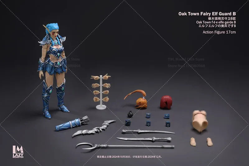 1/12 Scale Collectible Oak Town Fairy Elf Guard Lazy Monster Studio2024 6Inch Pale/Suntan Skin Female Action Figure Full Set Mod